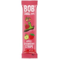 Натуральна цукерка Bob Snail Яблуко-Полуниця, 14 г